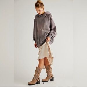 NWOT Free People Lonely Heart Hoodie